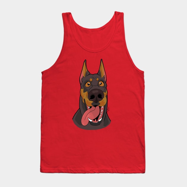 Doberman Tank Top by ApolloOfTheStars